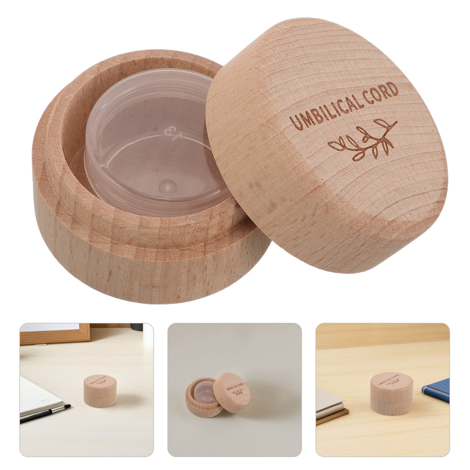 Baby Keepsake Box - Деревянная шкатулка для хранения пуповины с