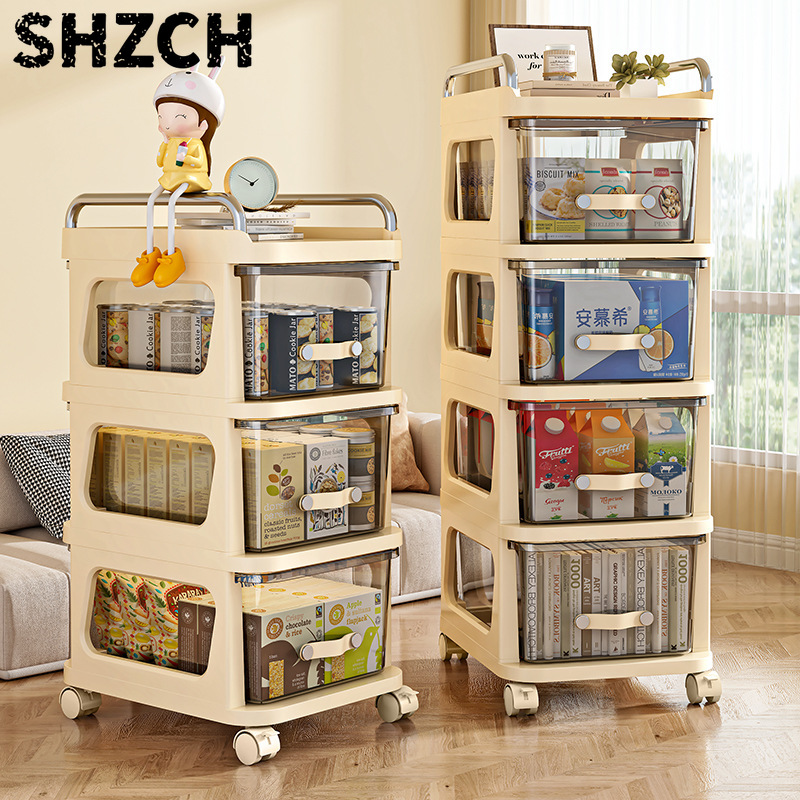 Baby Nursery Cart - Многофункциональная тележка-органайзер для закусок, мобильный держатель