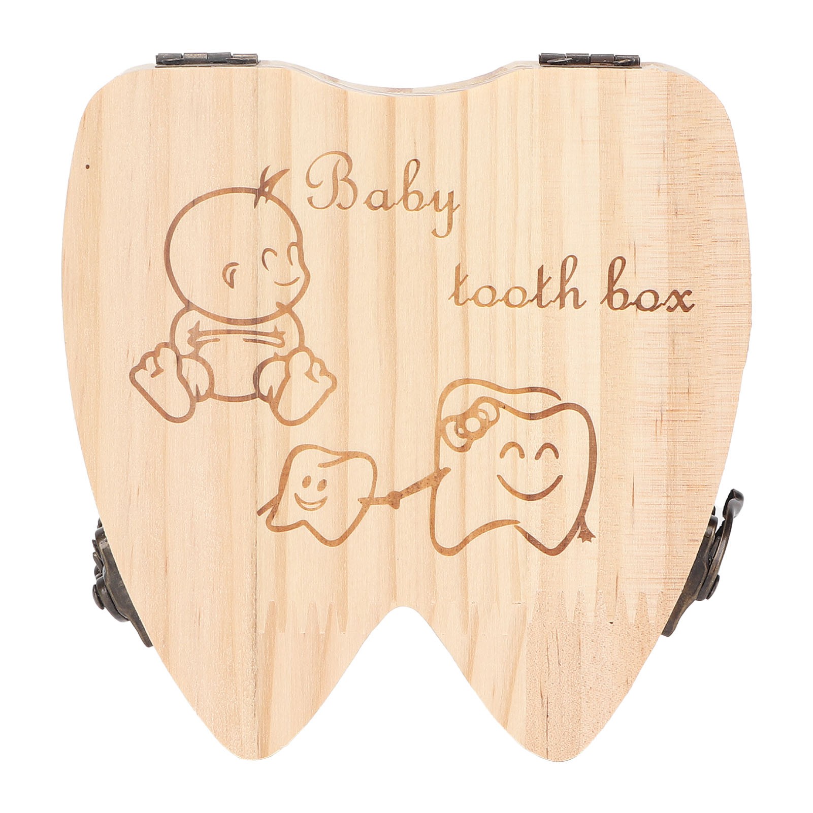 Baby Keepsake Box - Деревянная коробка для хранения зубов молочных,