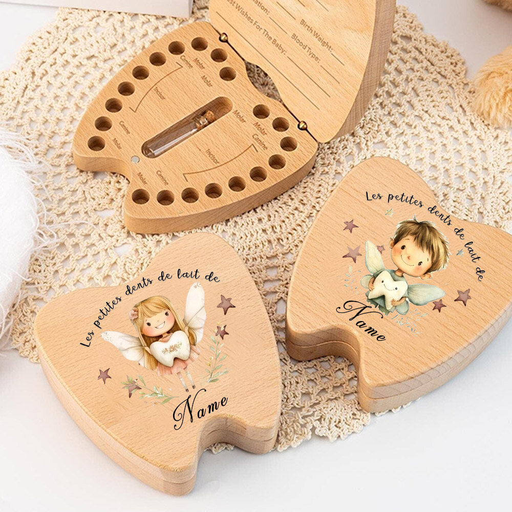 Baby Keepsake Box - Персонализированная коробочка для зубов молочных зубов,