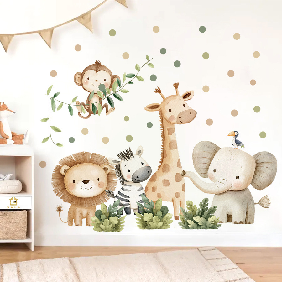 Наклейки на стену в стиле бохо – обзор и цена Baby Nursery Modern