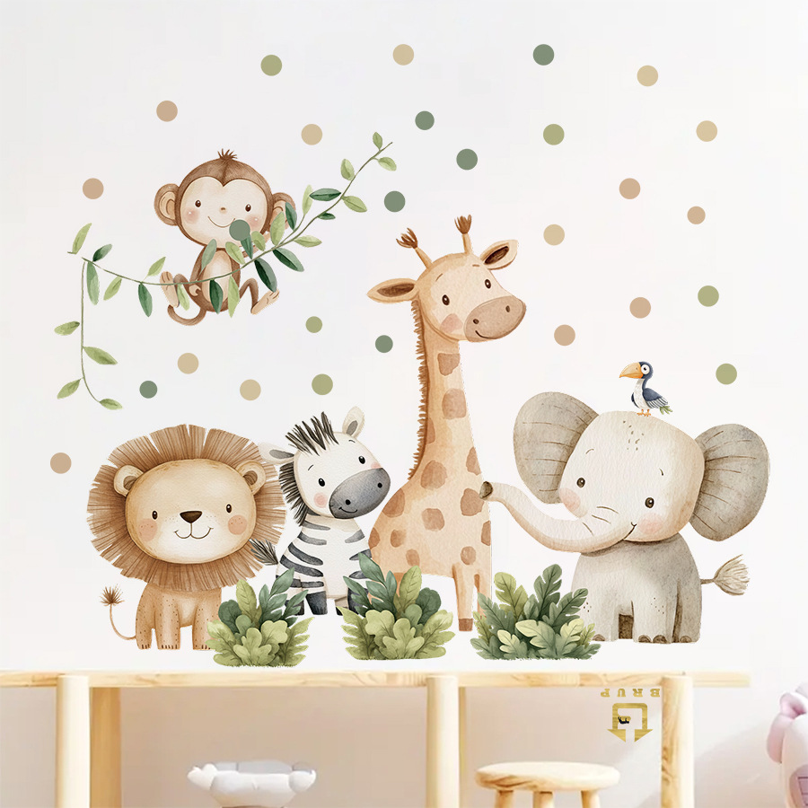 Наклейки на стену в стиле бохо – обзор и цена Baby Nursery Modern