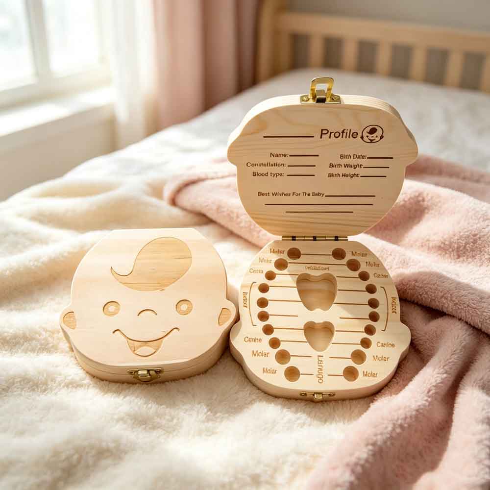 Деревянная коробочка для детск – обзор и цена Baby Keepsake Box