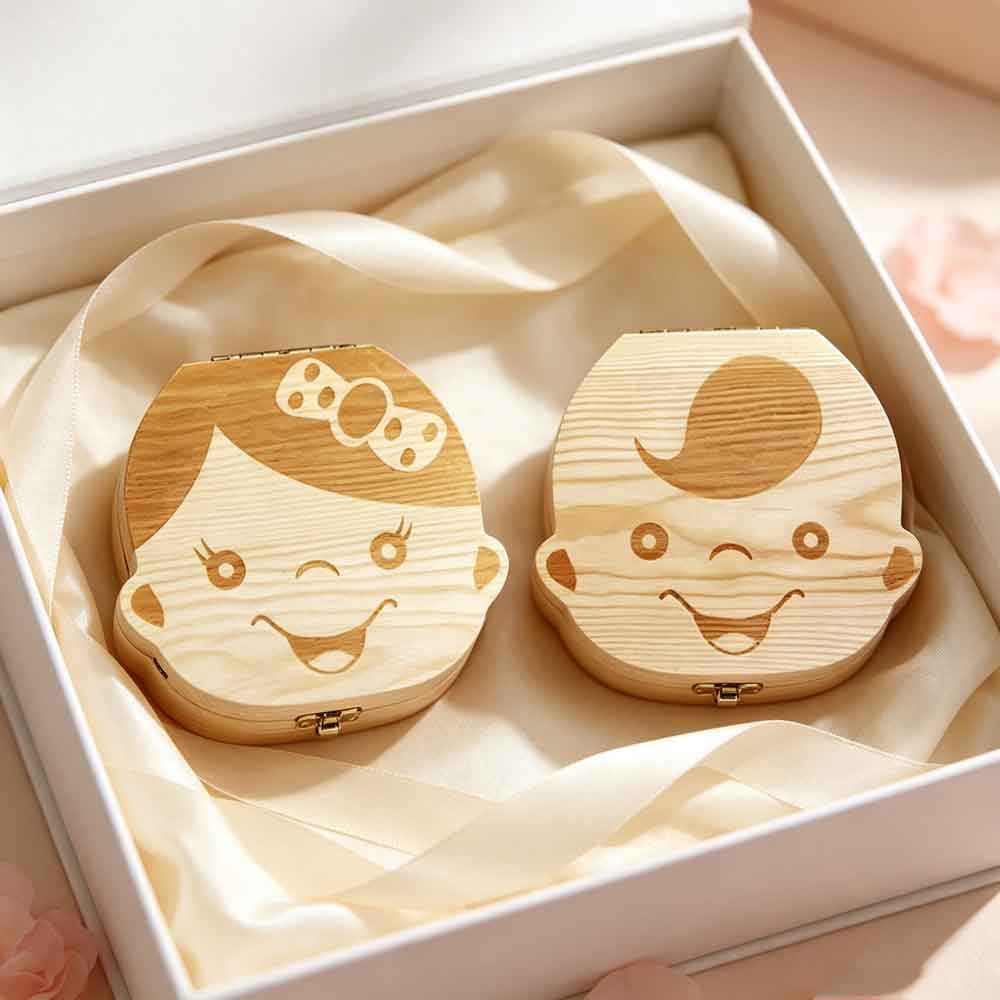 Деревянная коробочка для детск – обзор и цена Baby Keepsake Box