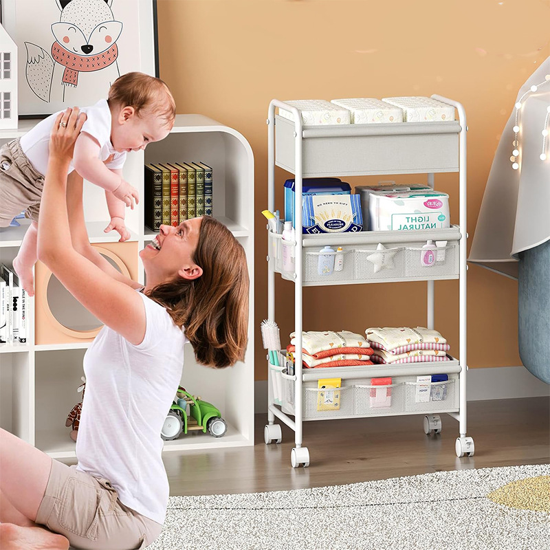Трехъярусная передвижная тележ – обзор и цена Baby Nursery Cart