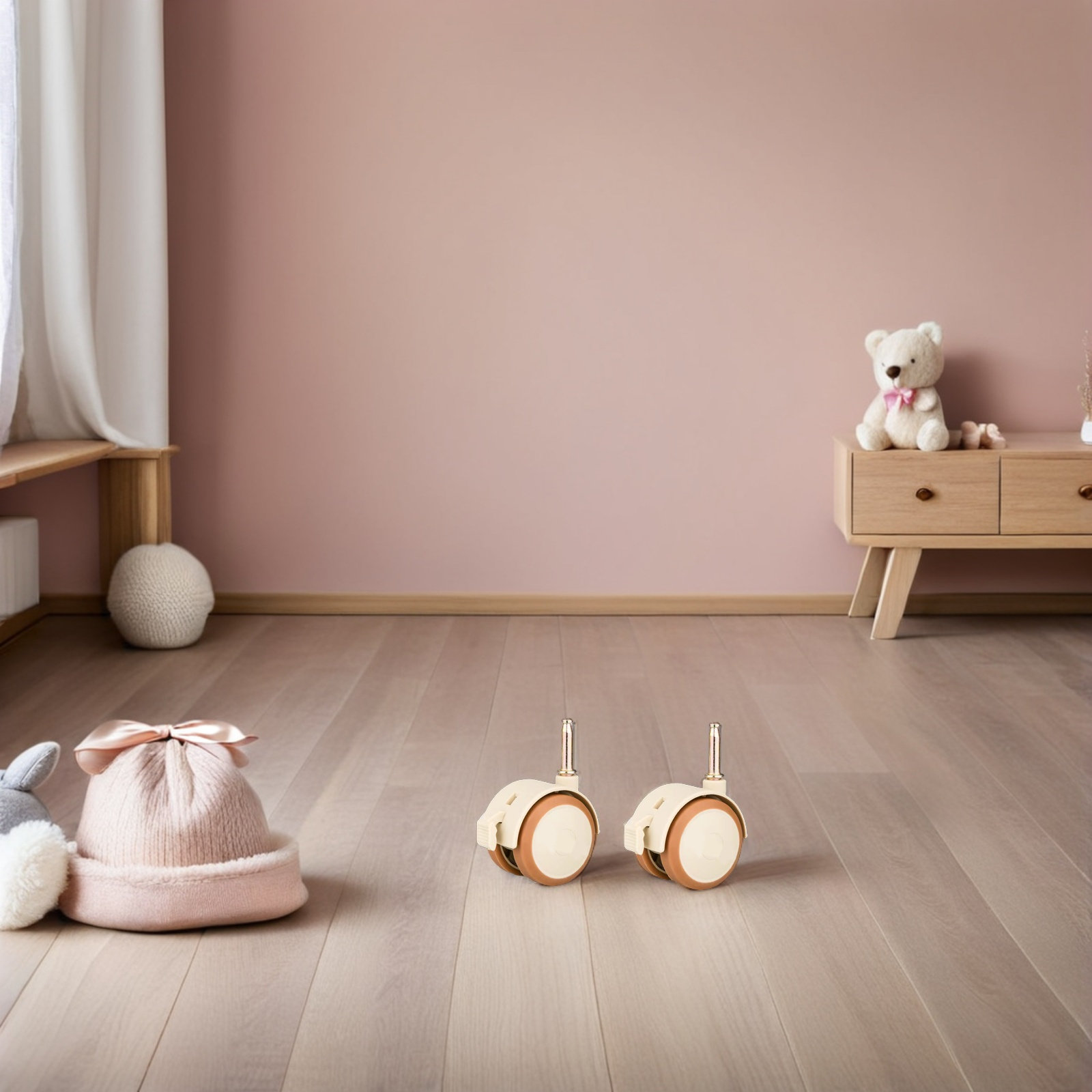 4 шт. резиновых поворотных кол – обзор и цена Baby Nursery Cart