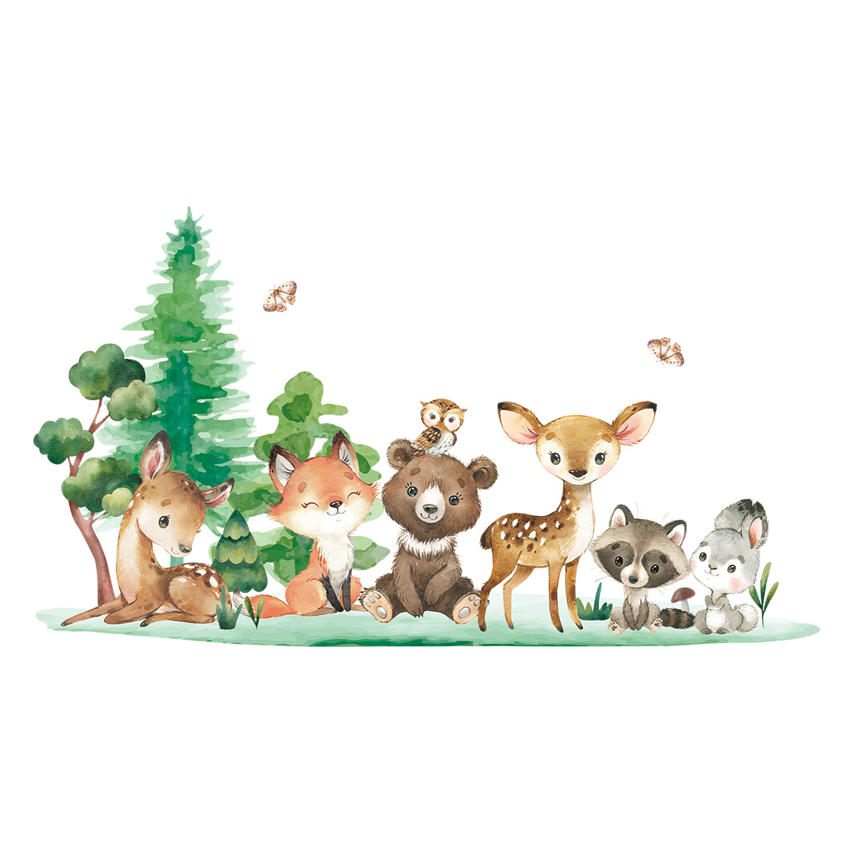 Лесные животные тема медведь о – обзор и цена Baby Nursery Animal Theme