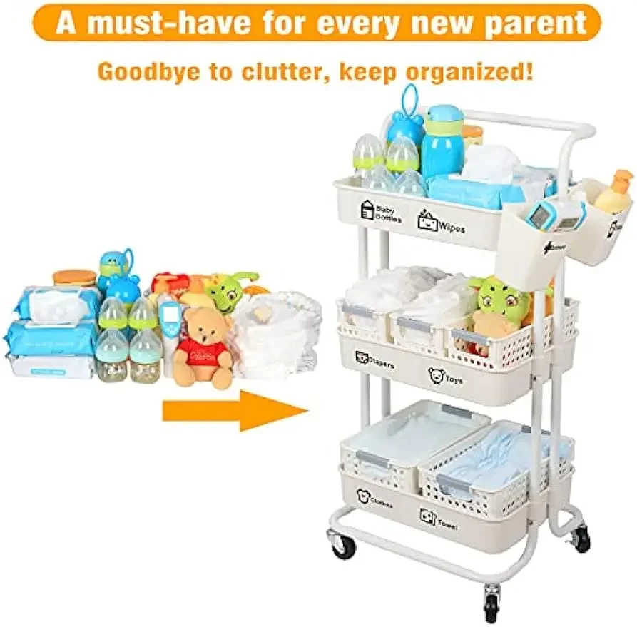 # Тележка-органайзер для детск – обзор и цена Baby Nursery Cart