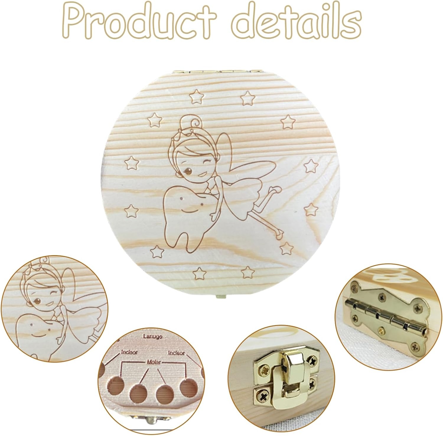 Деревянная шкатулка для молочн – обзор и цена Baby Keepsake Box