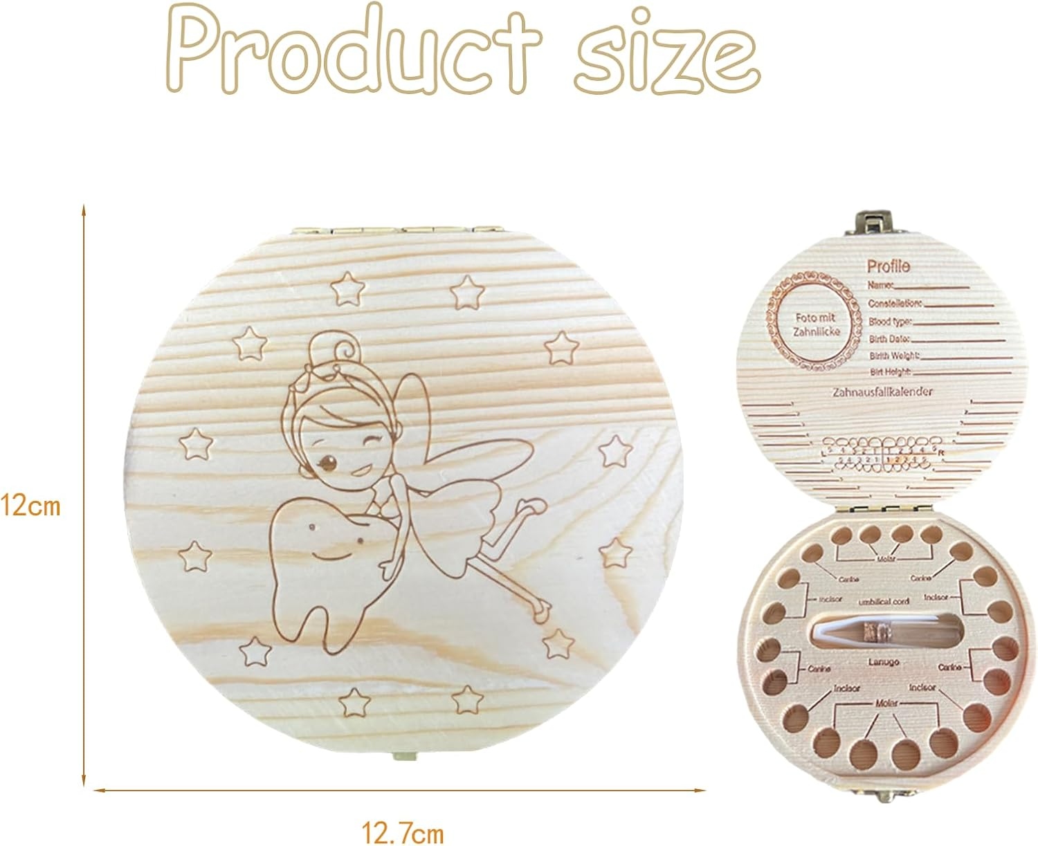 Деревянная шкатулка для молочн – обзор и цена Baby Keepsake Box