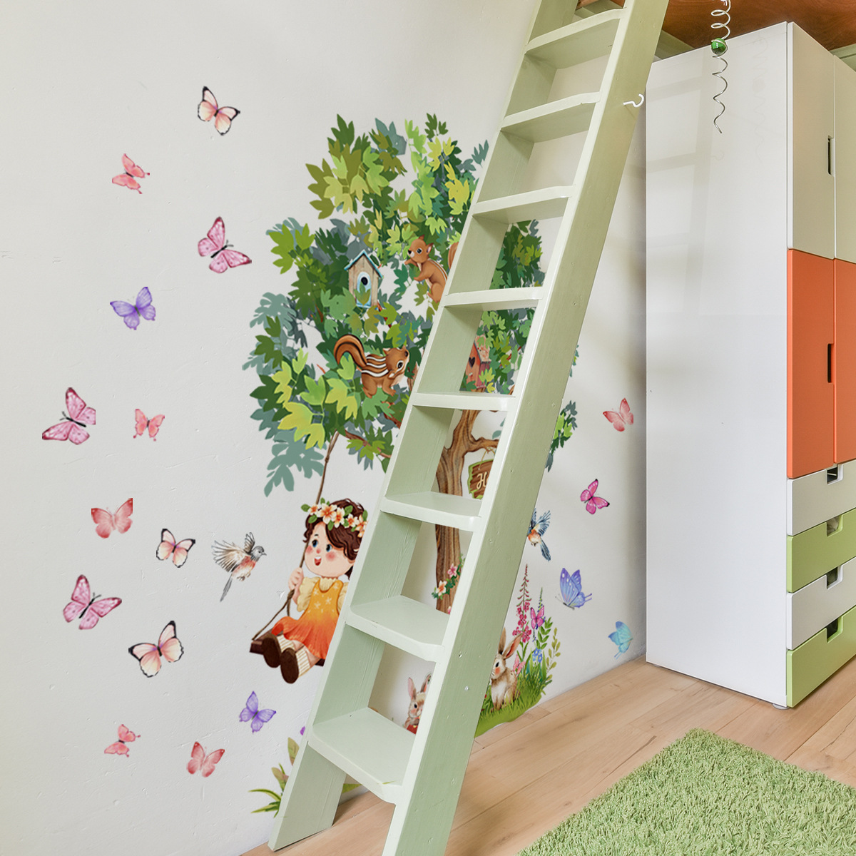 Качающаяся наклейка под дерево – обзор и цена Baby Nursery Tree