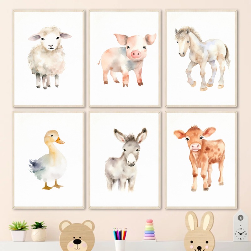 Плакаты и принты на холсте для – обзор и цена Baby Nursery Images