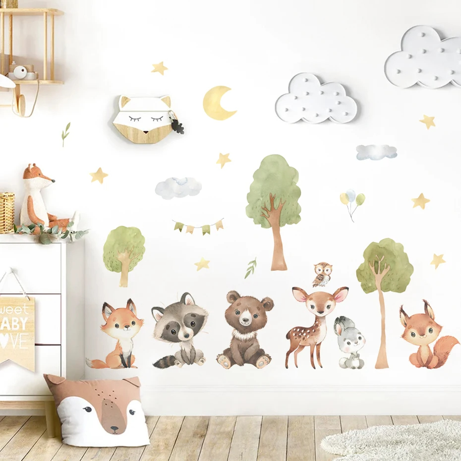 Лесные животные тема медведь о – обзор и цена Baby Nursery Animal Theme