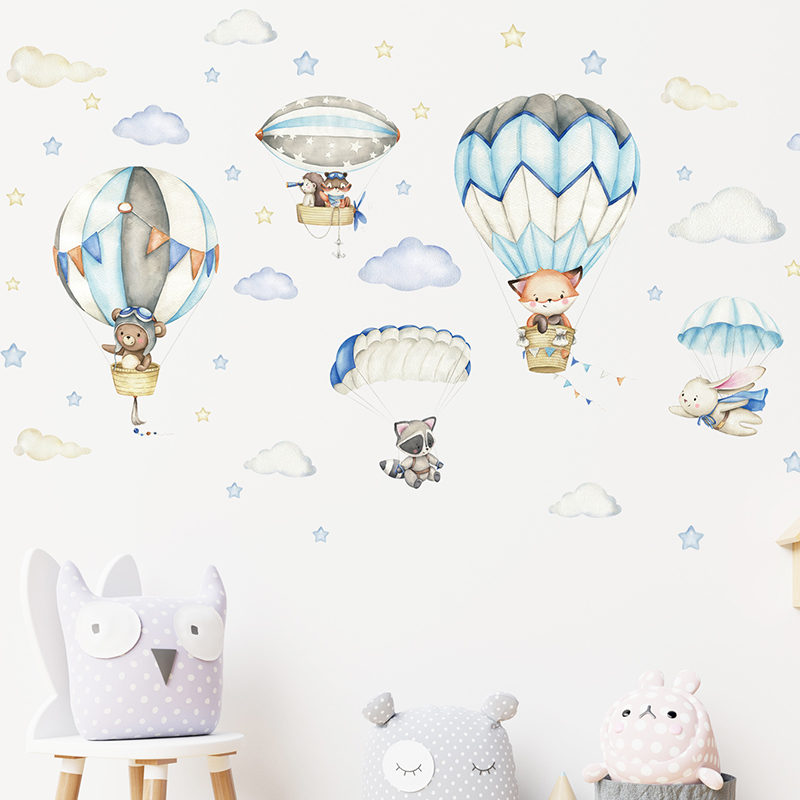 Мультяшные милые животные, воз – обзор и цена Baby Nursery Animal Prints