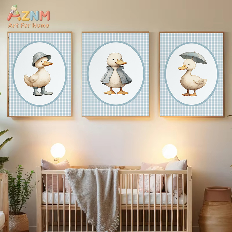 Настенный холст AZNM с милой у – обзор и цена Baby Nursery Yellow
