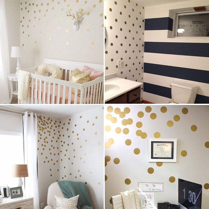 Блестящие розово-желтые горошк – обзор и цена Baby Nursery Yellow