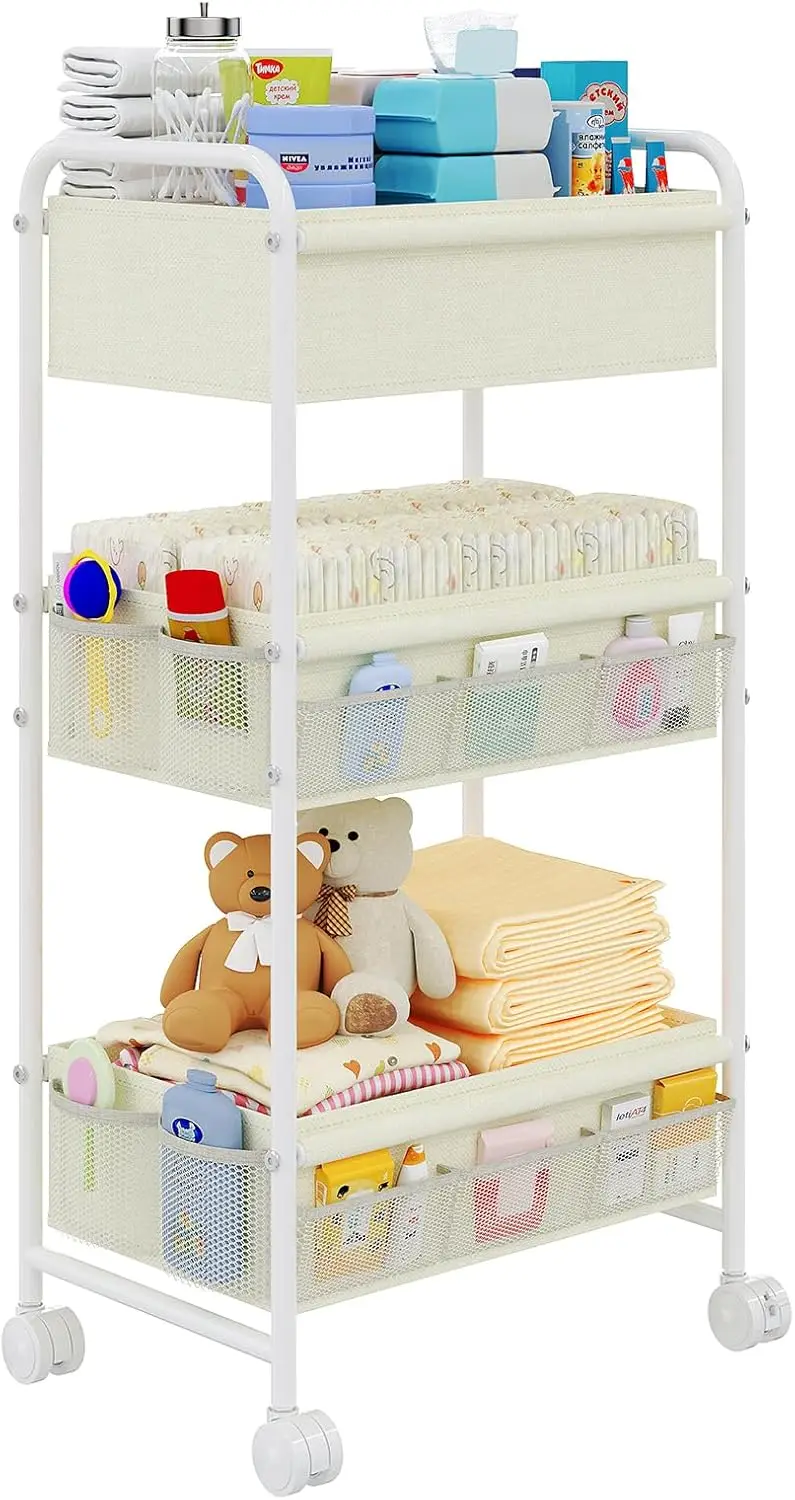 Трехъярусная тележка-органайзе – обзор и цена Baby Nursery Cart