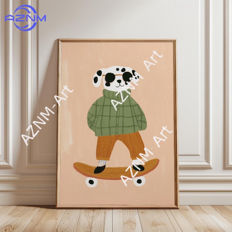 1 шт. Забавный постер с животн – обзор и цена Baby Nursery Animal Prints