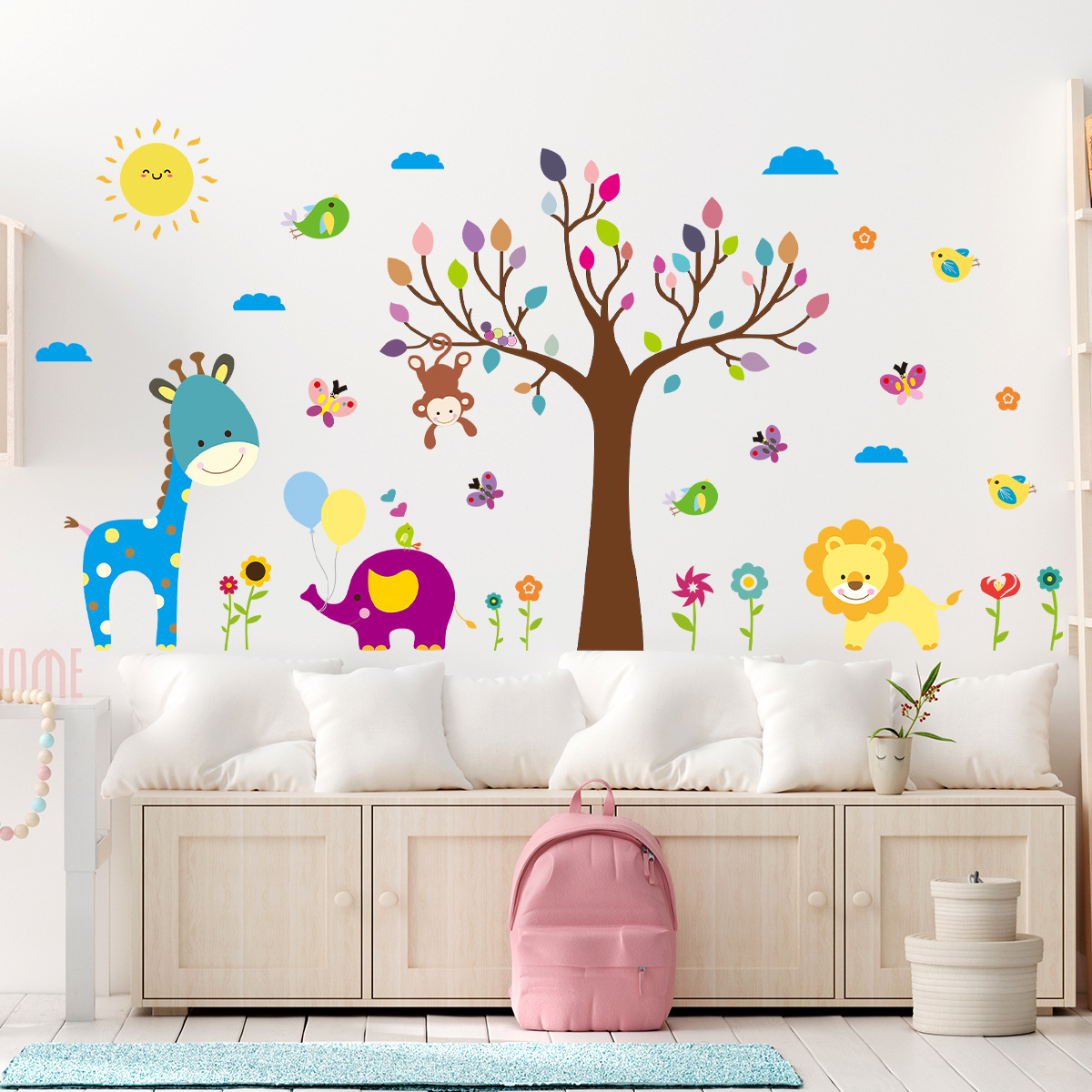 Мультяшные Детские красочные г – обзор и цена Baby Nursery Tree
