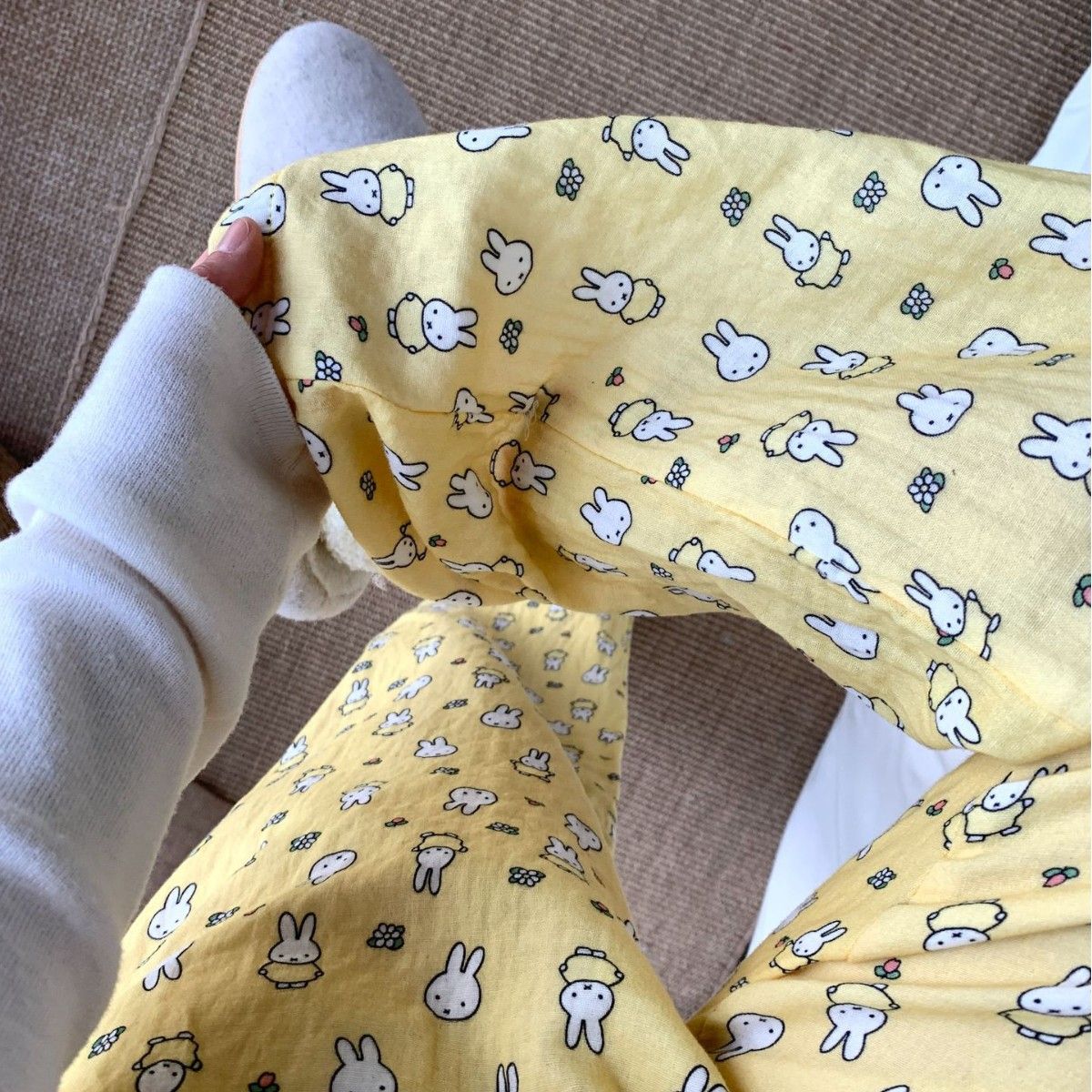 Желтые домашние брюки Miffy из – обзор и цена Baby Nursery Yellow