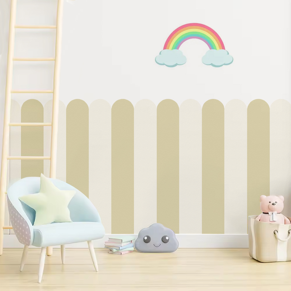 Многоцветные обои с дугой в ве – обзор и цена Baby Nursery Room